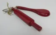 Mini Wood Rolling Pin & Mini Wood Spoon Red from Hobby Lobby Holiday Decorations