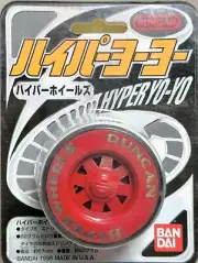 VINTAGE Hyper Yo-Yo Hyper Wheels RED DUNCAN Japan Released NOS BANDAI 1998 NIB