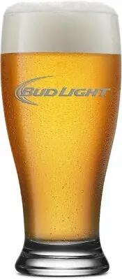 BUD LIGHT Beer Glass