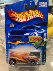 2002 Hot Wheels #76 Cold Blooded Series 2/4 SPEED SHARK Burnt Orange w/5 Spokes