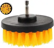 SOESFOUFU 2pcs Drill Brush Attachment Set Multi Functional Grout Car Seat Cleaner Portable Scrub Brush for Cordless Drill for Home Bathroom and Vehicle Cleaning