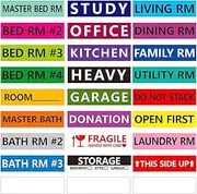 540 Pcs Large Removable Home Moving Sticker Labels 24 Different Color-Coding Packing Label for Box Including Fragile and Customizable Blank