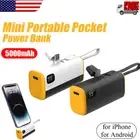 5000mAh Mini Portable Power Bank Cell Phone Battery Charger For iPhone / Android
