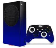 Skins XBOX Series S Console Controller Smooth Fades Blue Black