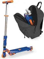 [Valor] Kick Scooter Toy, Light Foldable Scooter Kids with ABEC7 Wheel Bearing, Outdoor Toys for Kids Ages 8-12 and Up, Multicolor (6065716)
