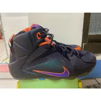 在飛比找蝦皮購物優惠-Lebron12 籃球鞋24.5cm 7.5成新 亮眼配色