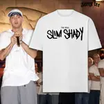 EMINEM THE REAL SLIM SHADY 寬袖 T 恤 JERRY TEE RAP 美國美國 T 恤說唱越南