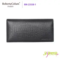 在飛比找蝦皮購物優惠-諾貝達Roberta Colum 鱷魚紋真皮長夾 RM-23