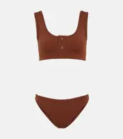 [Bottega Veneta] Bottega Veneta Knot bikini AU 12 brown