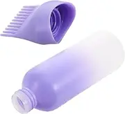 TOGEVAL Hair Oil Applicator Bottle with Graduated Scale Multi Purpose Root Comb Applicator for Hair Dye Scalp Treatment and Conditioning for Salon and Home Use