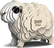 EUGY 018 Sheep 3D Puzzle - 22 Piece Eco-Friendly Educational Toy Puzzle for Boys, Girls & Kids Ages 6+