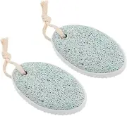 SAFIGLE 2Pcs Pumice Foot Files Dual Sided Exfoliating Tools for Foot Care for Hard Skin Removal Quality Volcanic Female present Nordic