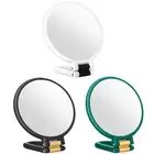 Magnifying Make Up Mirror Round Double Side Tabletop Mirror with Stand Travel