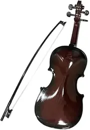 Daseeme Simulated Violin Music Practice Violin for Beginners Violin Kit Musical Instrument Exquisite Workmanship Performance Props s Adjustable Strings