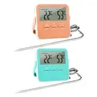 Wireless Digital BBQ Thermometer LCD Grill Meat Kitchen Oven Food Cooking