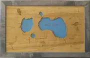 Reedy Lake, FL - Laser Cut Wood Map | Wall Art | Made to Order