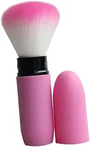 Beatifufu Makeup Brushes Set Portable Large Retractable Brush for Skin Domed Shape Hair for Mineral Foundation Bronzer Shimmer Soft Comfortable for Use Random