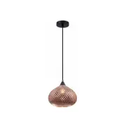 CLA Lighting RICTUS Wine Glass with Quadrilateral Segments Pendant Light - Copper