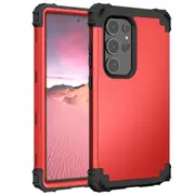 MCC Impact Samsung Galaxy S24 Ultra Shockproof 3in1 Rugged Case Cover S928 [Red]