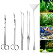 Aquatic Plant Tweezers UEETEK Aquarium Tool Set Portable Scissor for