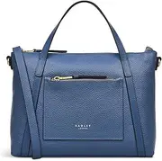 [RADLEY] London Portman Small Zipper Satchel Bag for Women - Leather Crossbody Bag, Ideal Small Purse