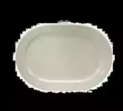 Oneida F1040000361 Espree Cream White 11.75"x 8.25" Oval Porcelain Platter