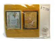 The Creative Circle Wedding Bride Groom Floral Remembrance Needlepoint Kit 1739