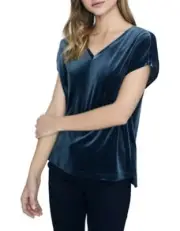 SANCTUARY Cassia High-low Velvet Top Jade NWT NEW Reg $69