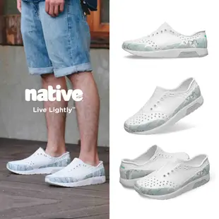 Native Shoes LENNOX BLOCK 男/女鞋-迷霧灰x迷彩灰