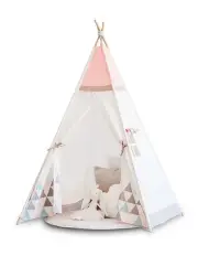 [Cattywampus] Kids Teepee Play Tent Blush Sky