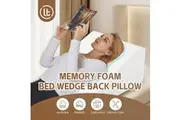 Clevinger Memory Foam Bed Wedge Back Support Pillow