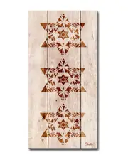 Ready2HangArt Star of David X Wrapped Canvas Wall Art by Olivia Rose