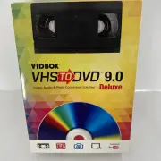 VIDBOX Video Conversion VHS TO DVD 9.0 DELUXE Analog To Digital Solution Softwar