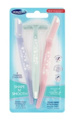 Noxzema Shape n' Smooth Touch-Up Razor Kit, 3 pieces