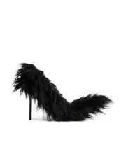 Balenciaga Flex Fur Pumps 35,36 black