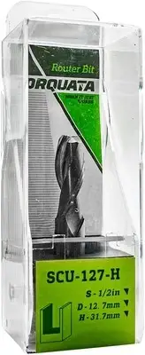 Torquata Spiral Upcut Router Bit Carbide 12.7mm Diameter 1/2in Shank