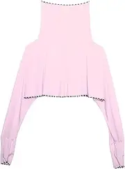 [Raenseen] Ice Silk UV Protection Shirt Hooded Sun Protective Shawl Jacket with Face Mask Long Sleeve Sun Block Clothing