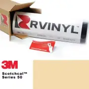 3M 50 Scotchcal Beige 914 Vinyl Film Craft Sign Plotter Hobby DIY Sheet Roll