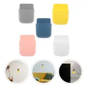 5 Pcs Remote Control Storage Box Office Bins for Shelf Hanging Phone Rack