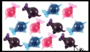 12 Colorful Narwhal Squeezy Bead Filled Squeeze Stress Ball