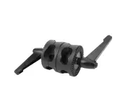 Photography Light Reflector Support Dual Wheel Turntable Mounting Adapter Grip Heads For Light Stand Overarm