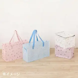 【小禮堂】Hello Kitty 透明儲物收納箱 37x26x26cm - 2023新生活(平輸品)