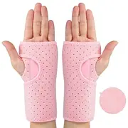 2 Pieces Carpal Tunnel Wrist Braces for Night Wrist Sleep Support Brace Wrist Splint Stabilizer and Hand Brace Cushioned to Help With Carpal Tunnel and Wrist P