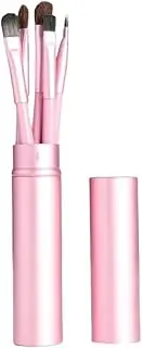 Makeup Brushes,Makeup Brush Set,5 PCS Travel Make Up Brush Kit,Cosmetic Brushes for Face Foundation Blush Eye Shadow with Storage bag(Pink)