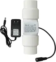 TTiiLoe Mini Inline Duct Fan 2” 50mm with 40mm PVC Pipe Interface 22 CFM Extractor Fan Blower 6W 12V Air Vent Pet Fan for Grow Tents Hydroponics Attic Kitchen