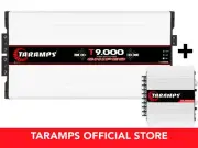 Taramps T 9000 Chipeo 2 Ohms 9000 Watts RMS Amplifier + TS 400x4 2 Ohms 400W RMS