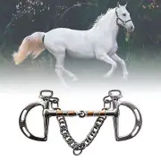 Horse Bit Horse Training Snaffle Tool for Training Horse Bridle Horse Riding