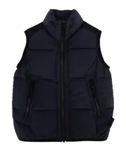 Stone Island Junior Compass-Badge Zipped Padded Gilet 8Y,12,6,14Y,2Y,12Y,10Y blue