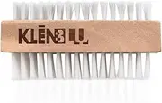 KLENBLU Sneaker Cleaner Brush/Cleaning Brush Premium Double Sided Wooden Shoe Care Brush Made with Nylon, Wood, One Size Fits All