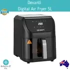 Devanti Digital Air Fryer 5 Litre Multifunctional Air Fryer Oven